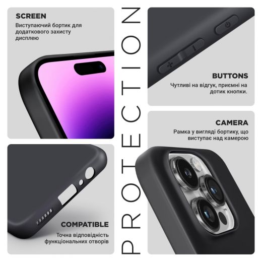 Чохол ArmorStandart Matte Slim Fit Camera cover Black для Samsung S24 (ARM72474)