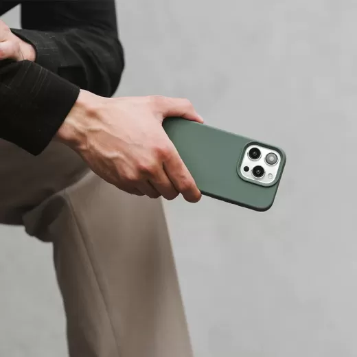 Еко чохол Woodcessories Bio Sustainable MagSafe Case Night Green для iPhone 15 Pro Max