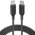 Кабель Anker 543 USB-C to USB-C 100W Cable (1.8м) Black