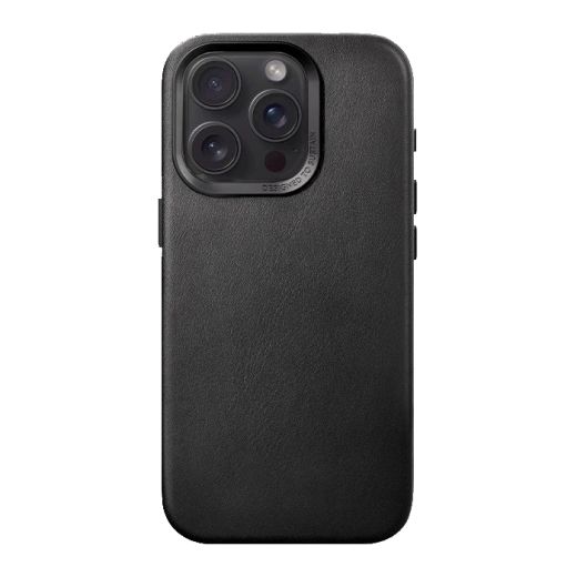 Чохол з екологічної шкіри Woodcessories Bio Organic Leather Case Black для iPhone 15 Pro Max