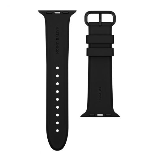 Ремінець Native Union Curve Strap Black для Apple Watch (42mm | 44mm  | 45mm) (CSTRAP-AW-L-BLK)