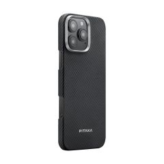 Карбоновый чехол Pitaka Ultra-Slim Case Black/Grey Twill для iPhone 16 Pro (KI1601PA)