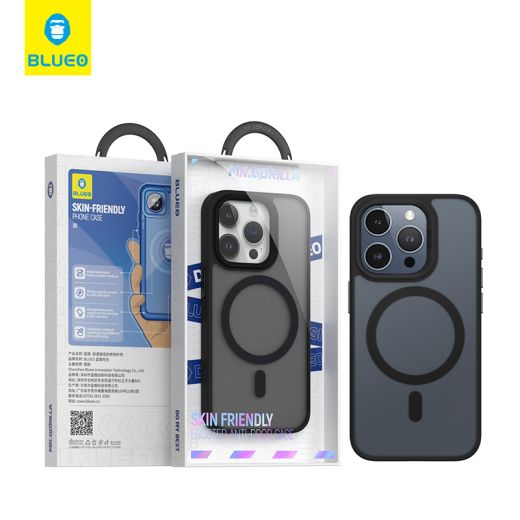 Чохол Blueo Frosted Anti-Drop Case with MagSafe Black для iPhone 15 Pro Max (BK5934-I15PMBK)