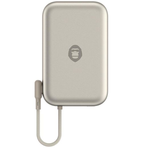 Повербанк Blueo Space Capsule Magnetic Wireless Power Bank 10000 mAh Natural Titanium (BL039-NTT)