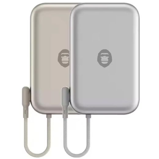 Повербанк Blueo Space Capsule Magnetic Wireless Power Bank 10000 mAh Natural Titanium (BL039-NTT)