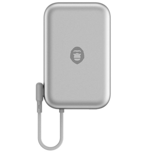 Повербанк Blueo Space Capsule Magnetic Wireless Power Bank 10000 mAh Silver Titanium (BL039-SLT)