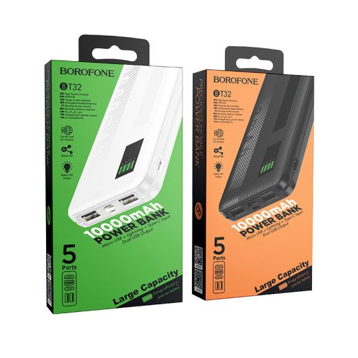Повербанк BOROFONE BT32 Precious 10000mAh White