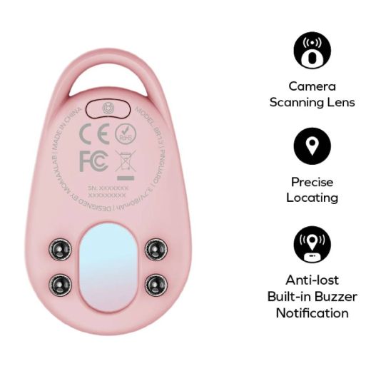 Трекер Momax Pinguard Find My Locator Tracker with Anti-Spy Camera Detector Pink