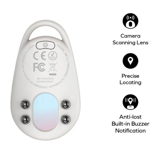 Трекер Momax Pinguard Find My Locator Tracker with Anti-Spy Camera Detector White