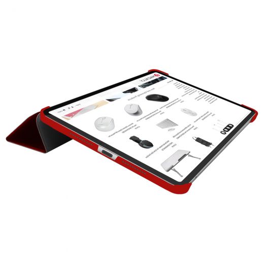 Чехол-книжка Macally Protective case and stand Red для iPad mini 6 (2021) (BSTANDM6-R)