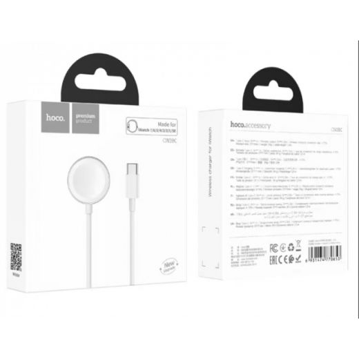 Кабель Hoco CW39C Wireless charger White для Apple Watch (CW39C)