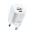 Мережевий зарядний пристрій Remax Mini Cube 2 порта USB + Type-C 20W White (RP-U2)