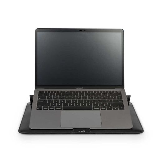 Чохол Moshi Muse 3-in-1 Slim Laptop Sleeve Jet Black для MacBook Pro 13" M1 |MacBook Air 13" M2 | M3 (2023 | 2024) (99MO034008)