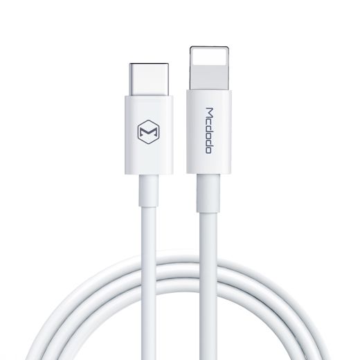 Кабель Mcdodo PD Quick Charge Lightning to Type-C Cable White (CA-709)