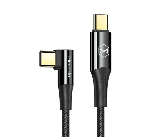 Кабель Mcdodo PD 100W 90 Angel Type-C to Type-C Cable Black (CA-832)