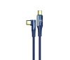 Кабель Mcdodo PD 100W 90 Angel Type-C to Type-C Cable Blue (CA-832)