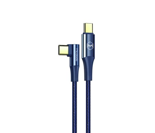 Кабель Mcdodo PD 100W 90 Angel Type-C to Type-C Cable Blue (CA-832)