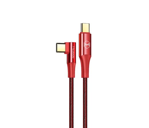 Кабель Mcdodo PD 100W 90 Angel Type-C to Type-C Cable Red (CA-832)