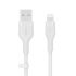 Силиконовый кабель Belkin Flex USB-A - Lightning White 1m (CAA008BT1MWH)