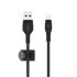 Силиконовый кабель Belkin PRO Flex USB-A - Lightning Black 1m (CAA010BT1MBK)