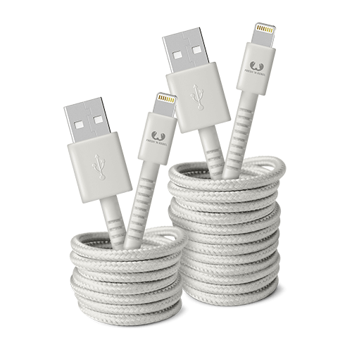 Кабель Fresh 'N Rebel Fabriq Lightning Cable 3m Cloud (2LCF300CL)