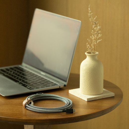 Кабель Native Union Belt Cable XL 100W (USB-C to USB-C) Zebra (BELT-XL-C-ZEB-3-NP)