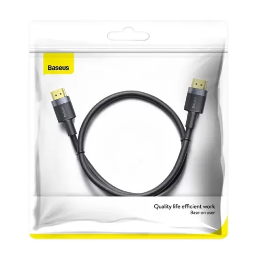Кабель Baseus Cafule HDMI 4K to HDMI 4K 5m Black (CADKLF-H01)