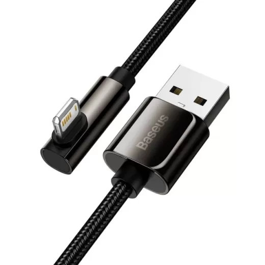 Кабель Baseus Legend Series Elbow Fast Charging USB-A to Lightning 1m Black (CALCS-01)