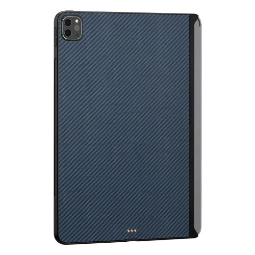 Карбоновый чехол Pitaka MagEZ Case 2 Black/Blue (Twill) для iPad Pro 12.9" (2020 | 2021 | 2022 | M1 | M2)