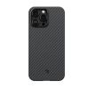 Карбоновий чохол Pitaka MagEZ Case 3 1500D Black/Grey (Twill) для iPhone 14 Pro (KI1401P)