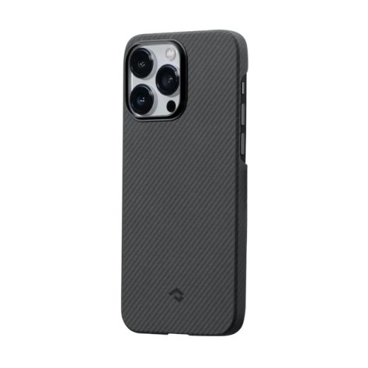 Карбоновый чехол Pitaka MagEZ Case 3 600D Black/Grey (Twill) для iPhone 14 Pro (KI1401PA)