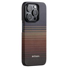 Карбоновый чехол Pitaka MagEZ Case 5 Sunset для iPhone 15 Pro (KI1501SU)