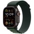 Ремешок CasePro Alpine Loop Dark Green Black Titanium Finish для Apple Watch 49мм | 46мм | 45мм | 44мм