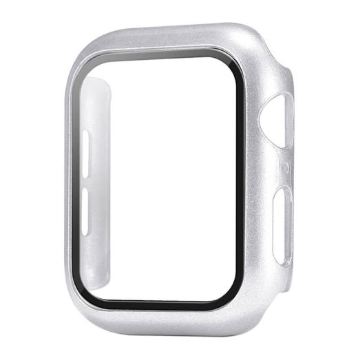Чехол с защитным стеклом CasePro Silver для Apple Watch 9 | 8 | 7  45mm