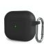 Силиконовый чехол с карабином CasePro Silicone Case Black для AirPods Pro 2 (2022) Силиконовый чехол с карабином CasePro Silicone Case Black для AirPods Pro 2 (2022)