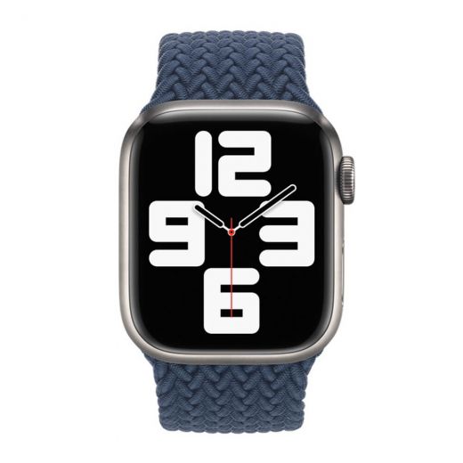 Ремешок CasePro Braided Solo Loop Abyss Blue Size M для Apple Watch 41mm | 40mm | 38mm