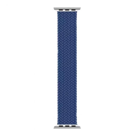Ремінець CasePro Braided Solo Loop Blue Jay Size M для Apple Watch 45 mm | 44 mm | 42 mm