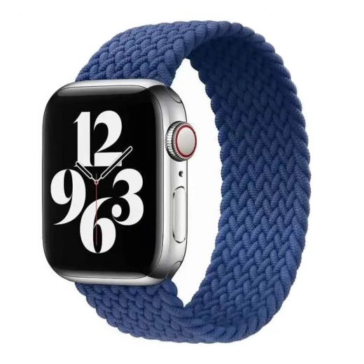 Ремешок CasePro Braided Solo Loop Blue Jay Size M для Apple Watch 41mm | 40mm | 38mm