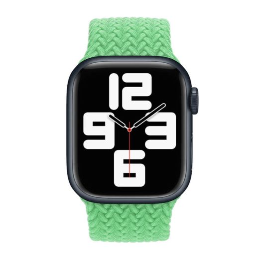 Ремешок CasePro Braided Solo Loop Bright Green Size L для Apple Watch 45mm | 44mm | 42mm