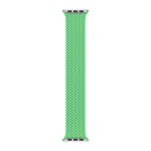 Ремінець CasePro Braided Solo Loop Bright Green Size L для Apple Watch 45mm | 44mm | 42mm