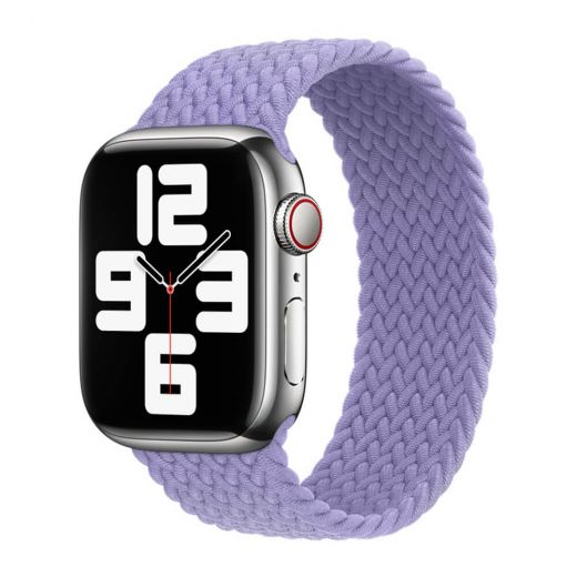 Ремешок CasePro Braided Solo Loop English Lavender Size M для Apple Watch 41mm | 40mm | 38mm