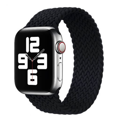 Ремешок CasePro Braided Solo Loop Midnight Size M для Apple Watch 42mm | 41mm | 40mm | 38mm