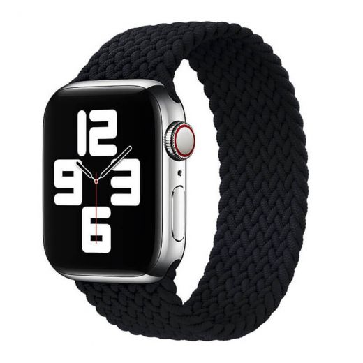 Ремешок CasePro Braided Solo Loop Midnight Size S для Apple Watch 41mm | 40mm | 38mm