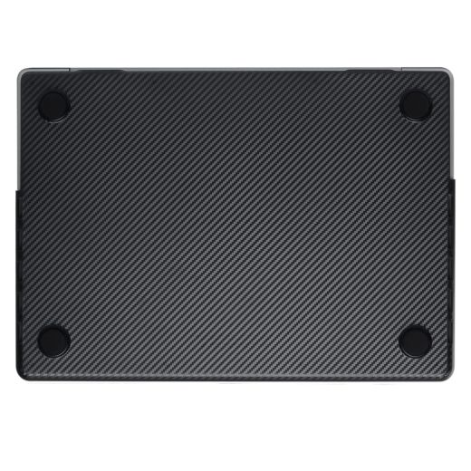 Чехол-накладка CasePro Carbon Fiber Black для MacBook Pro 16" M1 | M2 | M3 | M4 (2021 | 2022 | 2023 | 2024)