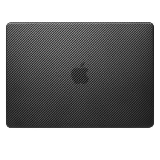 Чехол-накладка CasePro Carbon Fiber Black для MacBook Pro 13" (M1| M2 | 2020 | 2022)