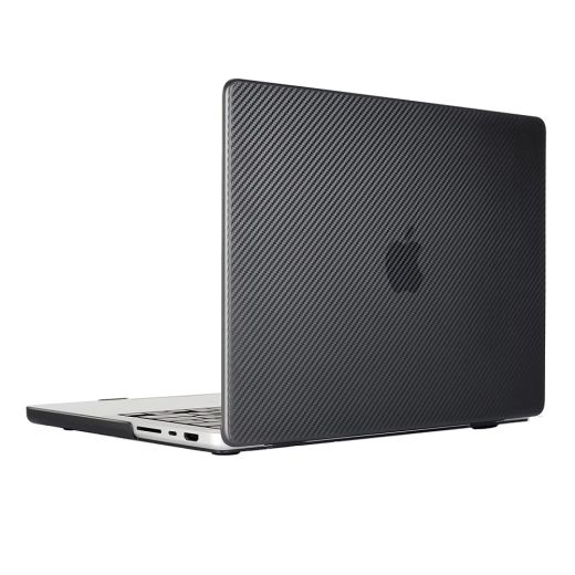 Чехол-накладка CasePro Carbon Fiber Black для MacBook Pro 14" M1 | M2 | M3 | M4 (2021 | 2022 | 2023 | 2024)