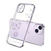 Чохол CasePro Glitter Plating Floral Case Purple для iPhone 13