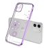 Чохол CasePro Glitter Plating Floral Case Purple для iPhone 13 Pro