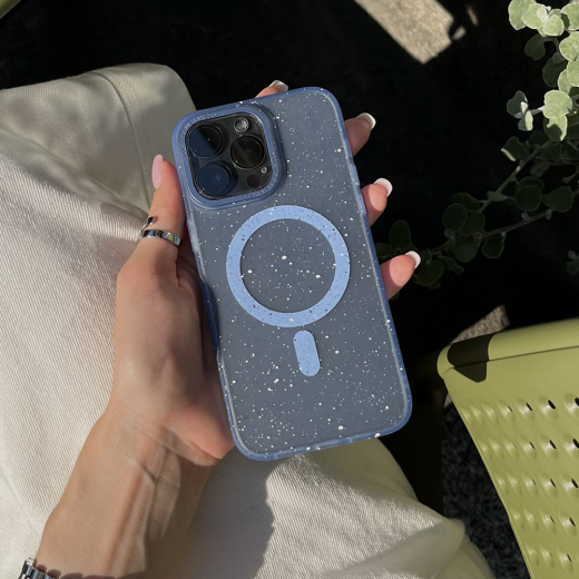 Чехол CasePro Grosh with MagSafe Blue для iPhone 14 Pro Max