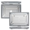 Противоударный чехол с подставкой CasePro Hard Shell Case Grey для MacBook Air 15" M2 | M3 (2023 | 2024)